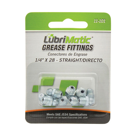 LUBRIMATIC FITTINGS GREASE 1/4""X28 11-101-15